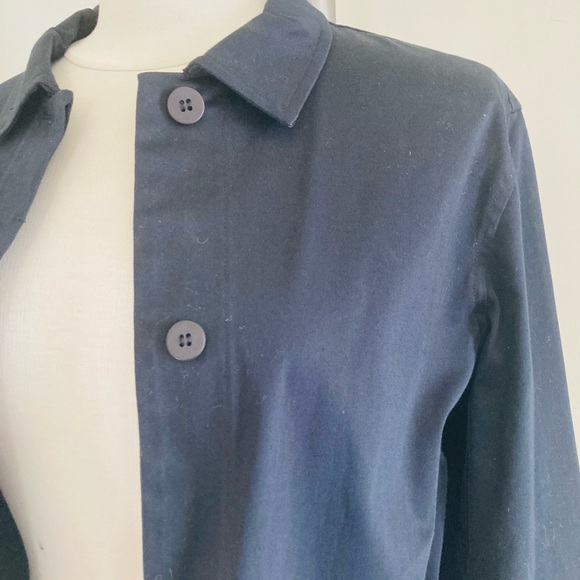 Women's Talbots Petites Button Front Stretch Cropped Jacket - Picture 6 of 7